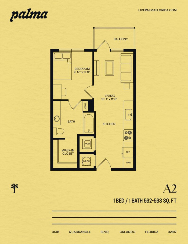 1BR/1BA – A2
